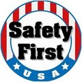 Nmc HARD HAT LABEL, SAFETY FIRST USA,  HH156R